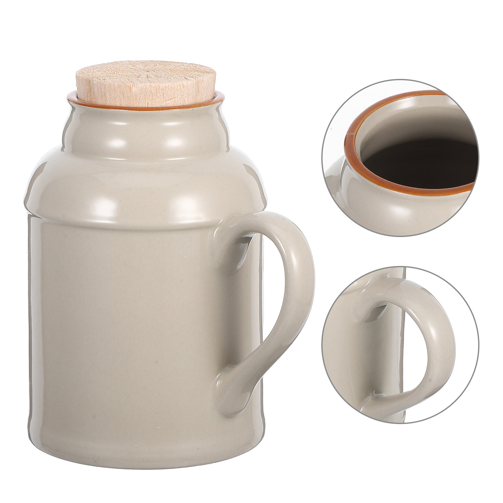Tea And Coffee Kettle - إبريق ماء سيراميك عتيق للزينة مع