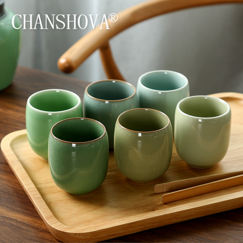 Coffee Tea In Chinese - طقم فناجين شاي من البورسلين من