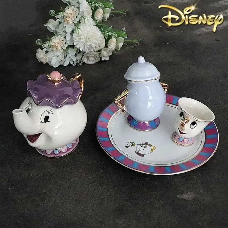 Coffee Tea Jug - إبريق شاي كرتوني بتصميم الجميلة والوحش،