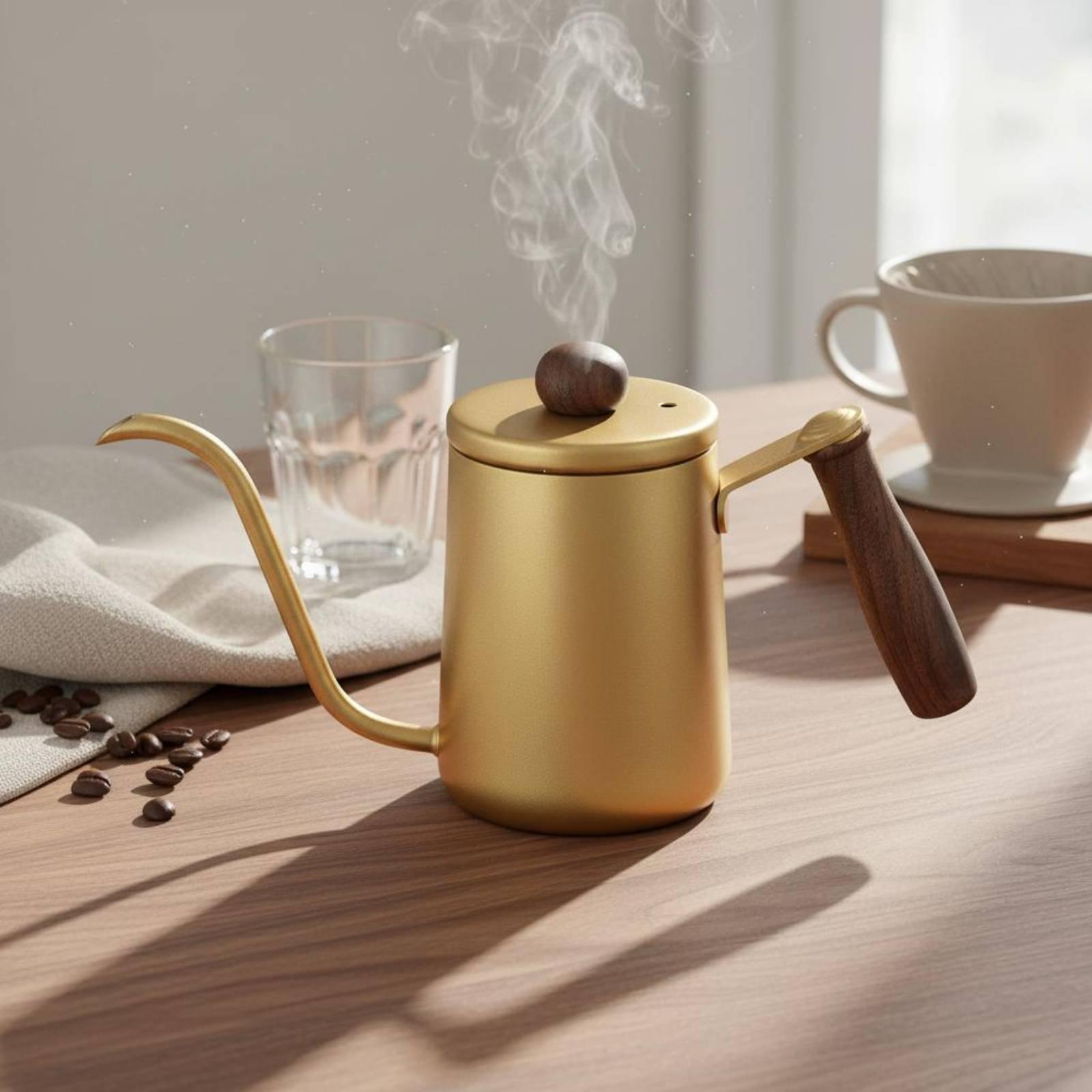 Tea And Coffee Kettle - إبريق قهوة على الطراز الياباني بمقبض