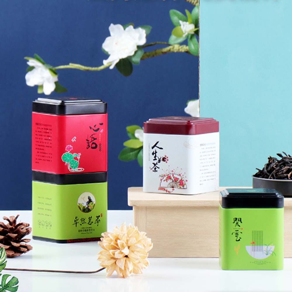Coffee Tea Canister Set - علبة تخزين معدنية عالية الجودة من