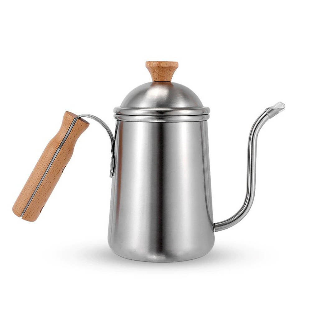 Tea And Coffee Kettle - صب فوق غلاية القهوة معقوفة الفولاذ