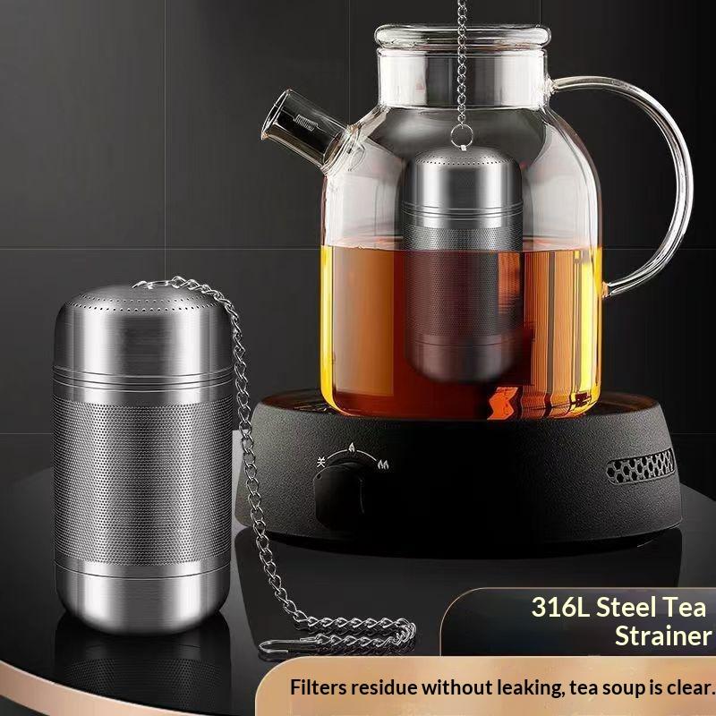 Coffee Leaves Tea - مصفاة شاي من الفولاذ المقاوم للصدأ