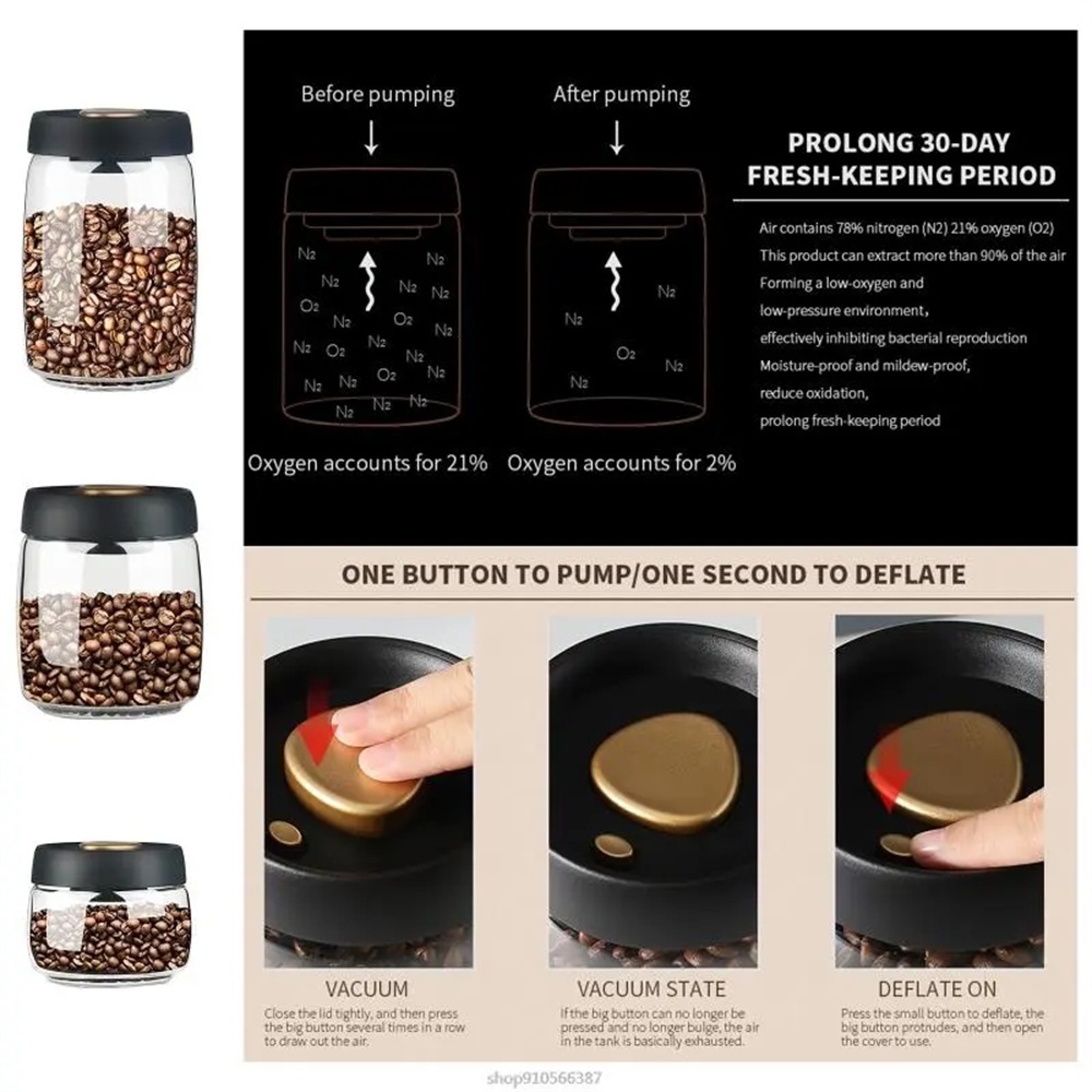 علبة تخزين حبوب القهوة محكمة ا - مراجعة Coffee Tea Canister Set وسعره