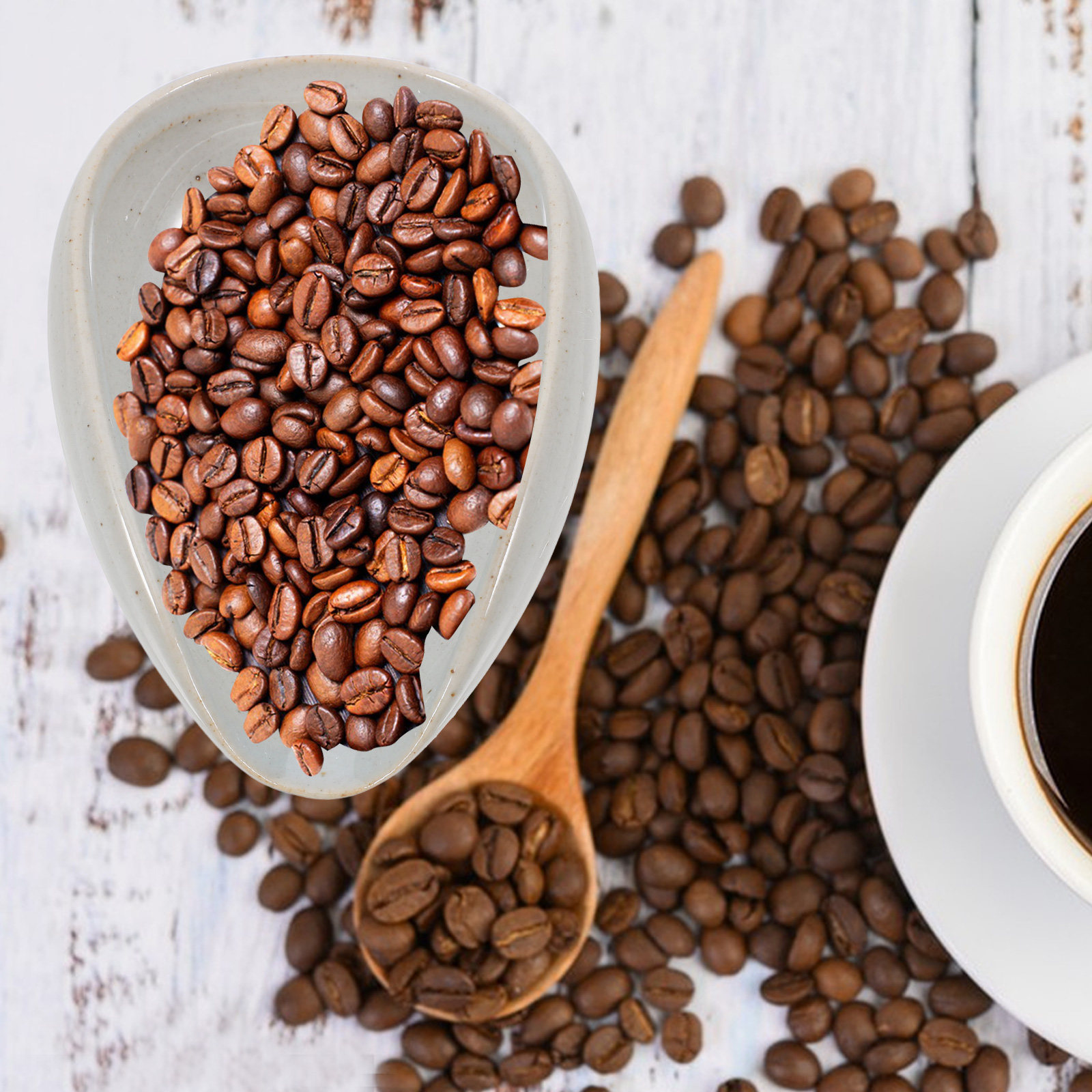 صينية قياس حبوب القهوة من السي - مراجعة Coffee Leaves Tea وسعره
