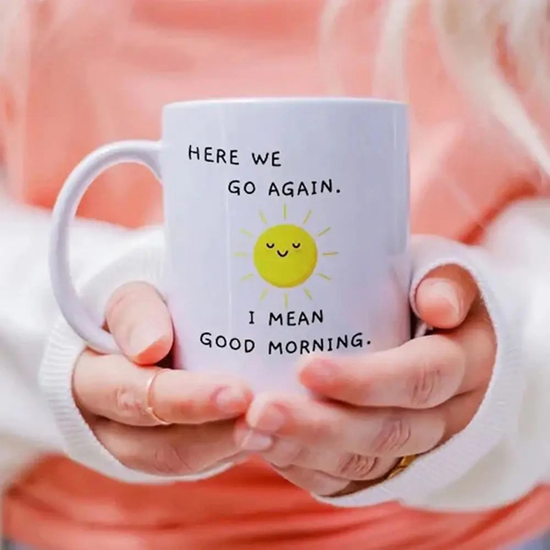 كوب قهوة مضحك وساخر، كوب شاي س - مراجعة Coffee Tea Good Morning وسعره