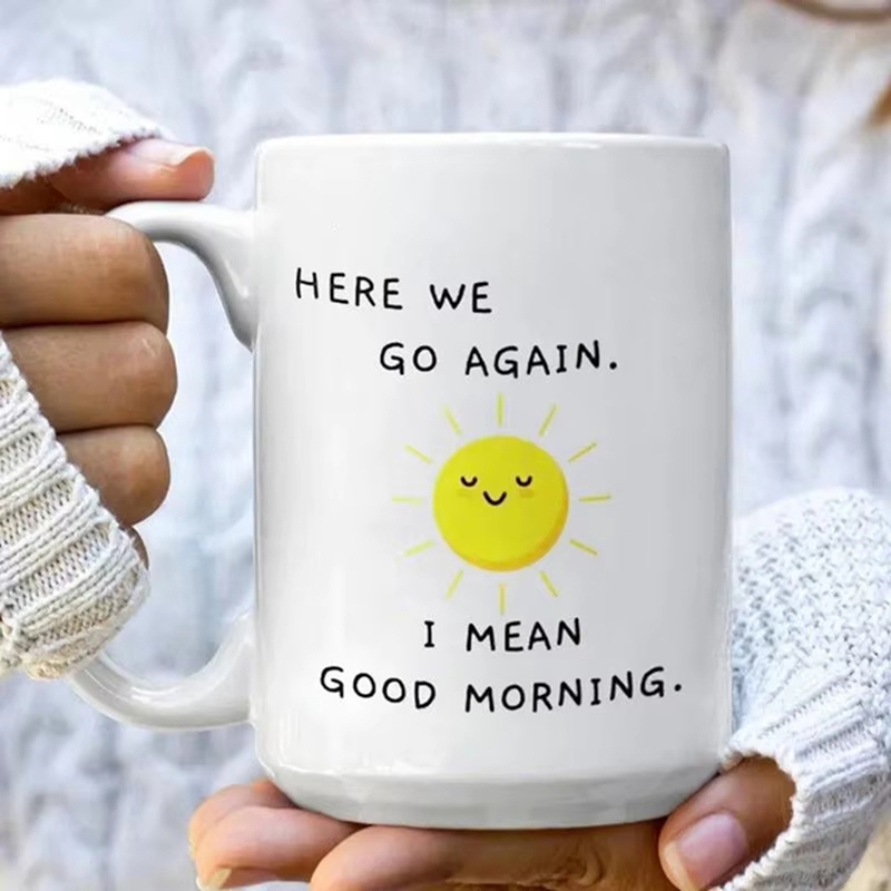 كوب قهوة مضحك وساخر، كوب شاي س - مراجعة Coffee Tea Good Morning وسعره
