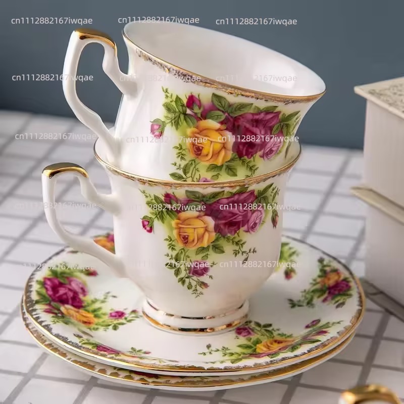 طقم قهوة من البورسلين الأوروبي - مراجعة Coffee Tea English وسعره