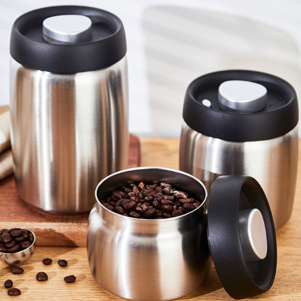 وعاء تخزين حبوب القهوة من الفو - مراجعة Coffee Tea Canister Set وسعره