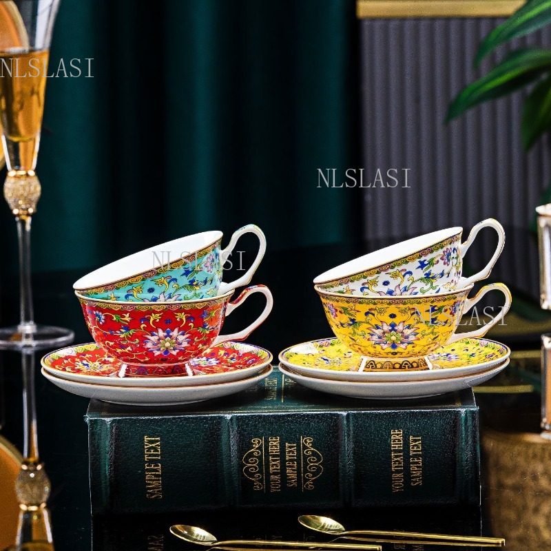 طقم فنجان شاي وصحن من الخزف ال - مراجعة Coffee Tea In Chinese وسعره