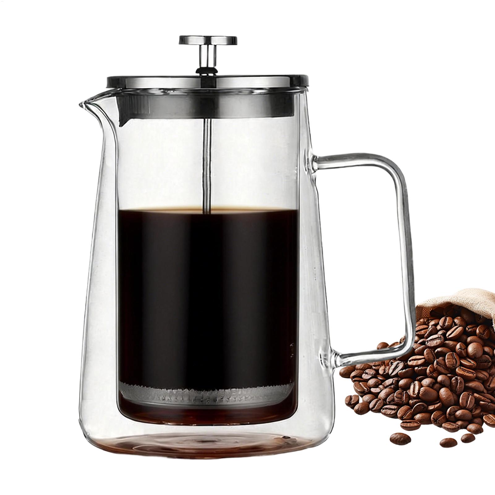 مكابس قهوة زجاجية من الفولاذ ا - مراجعة Tea And Coffee Kettle وسعره