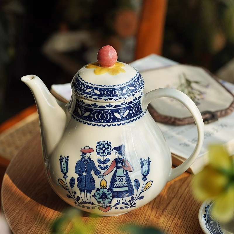 فناجين وأطباق قهوة سيراميك عتي - مراجعة Coffee Tea English وسعره