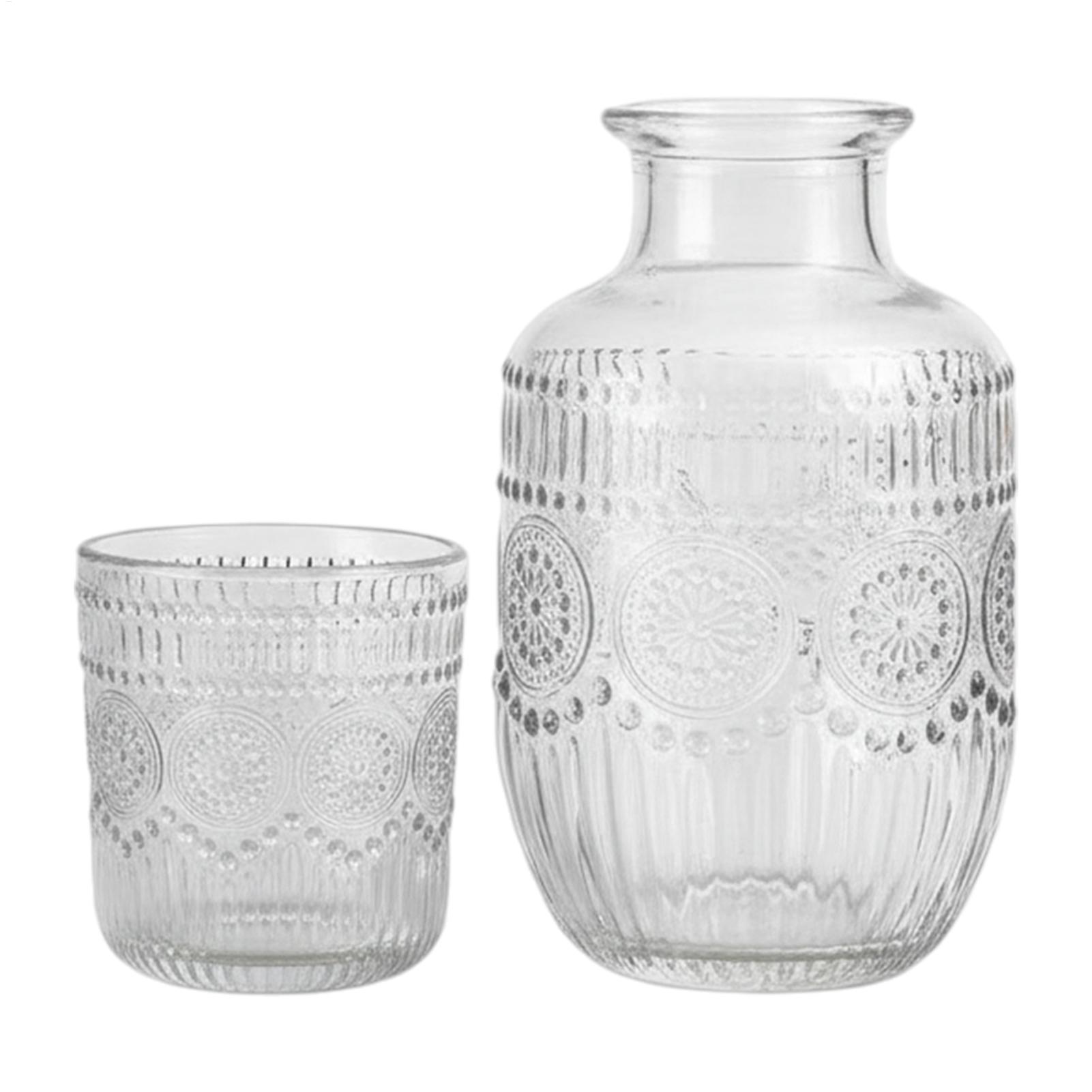 طقم إبريق زجاجي سعة 550 مل مع  - مراجعة Coffee Tea Jug وسعره
