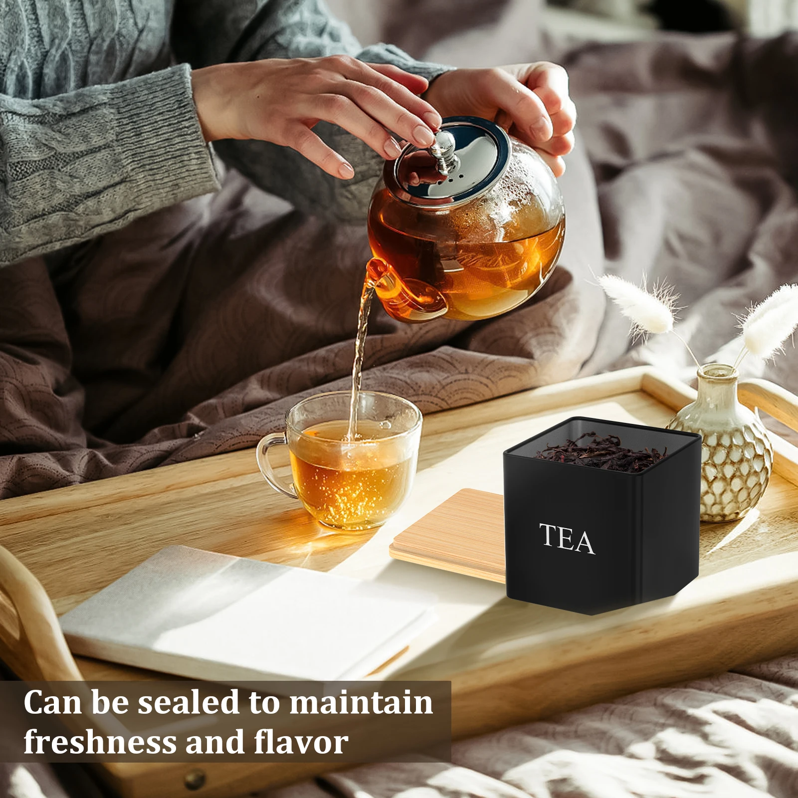 طقم من 3 قطع: علب شاي وسكر وقه - مراجعة Coffee Tea Canister Set وسعره