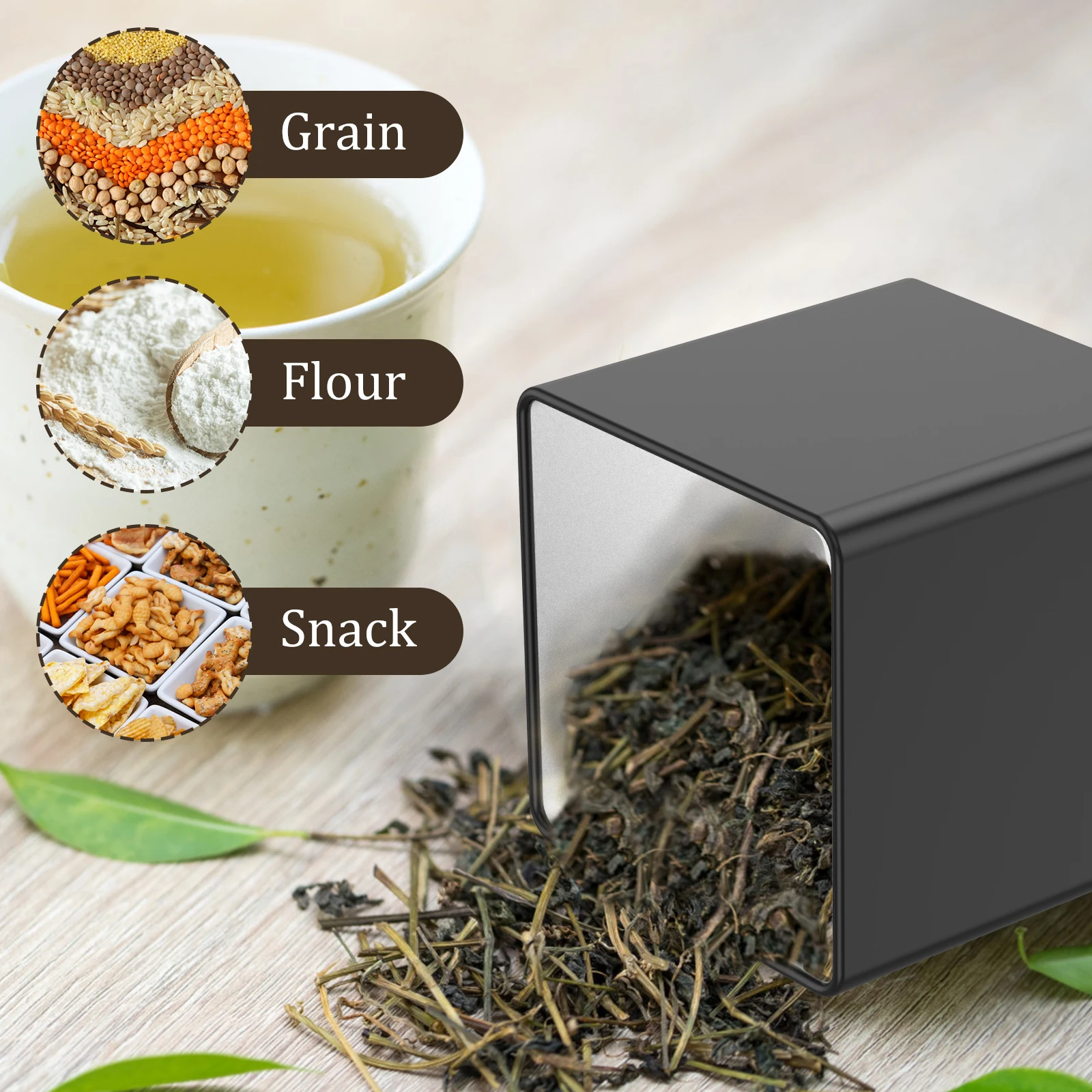 طقم من 3 قطع: علب شاي وسكر وقه - مراجعة Coffee Tea Canister Set وسعره
