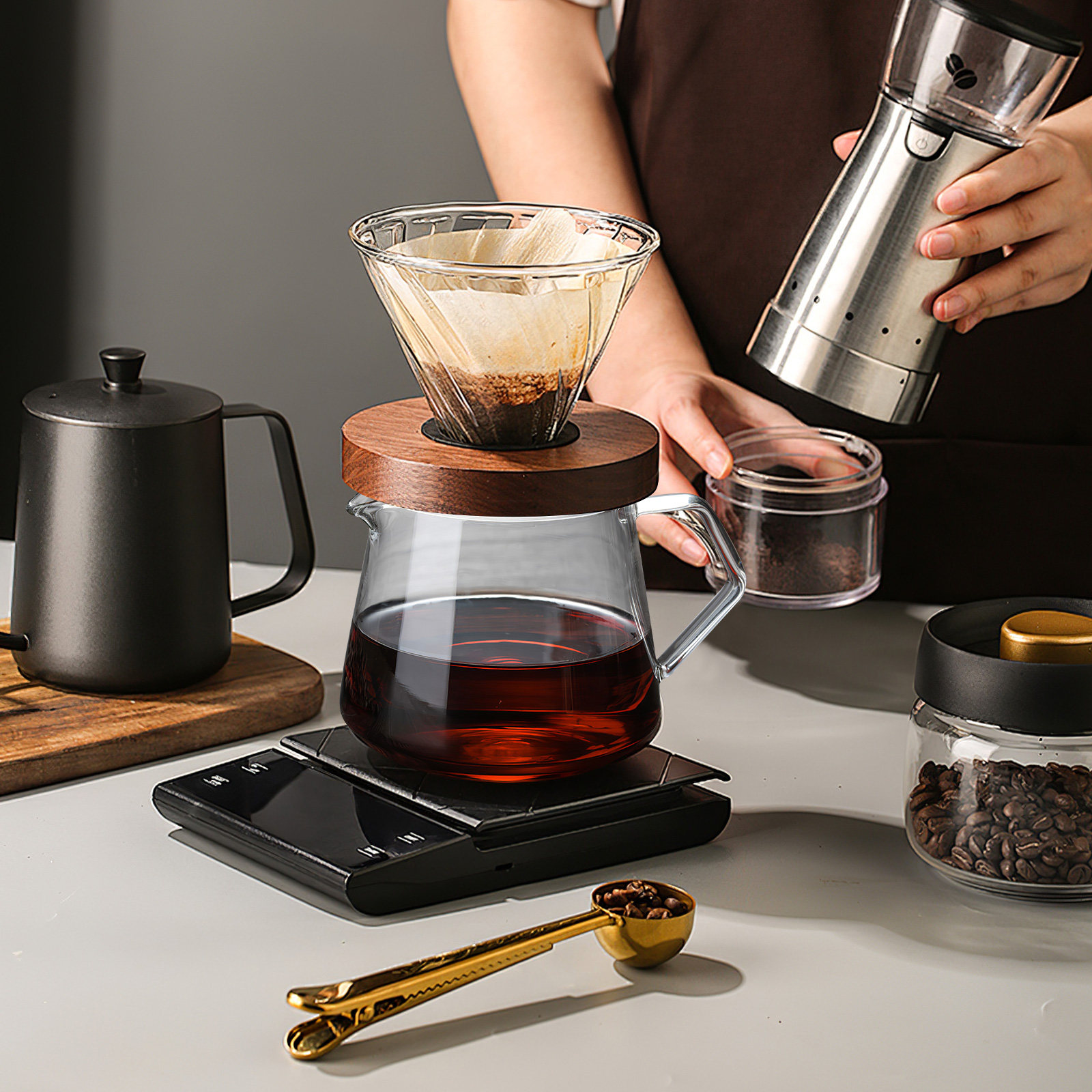 إبريق زجاجي عالي الوضوح سعة 65 - مراجعة Tea And Coffee Kettle وسعره