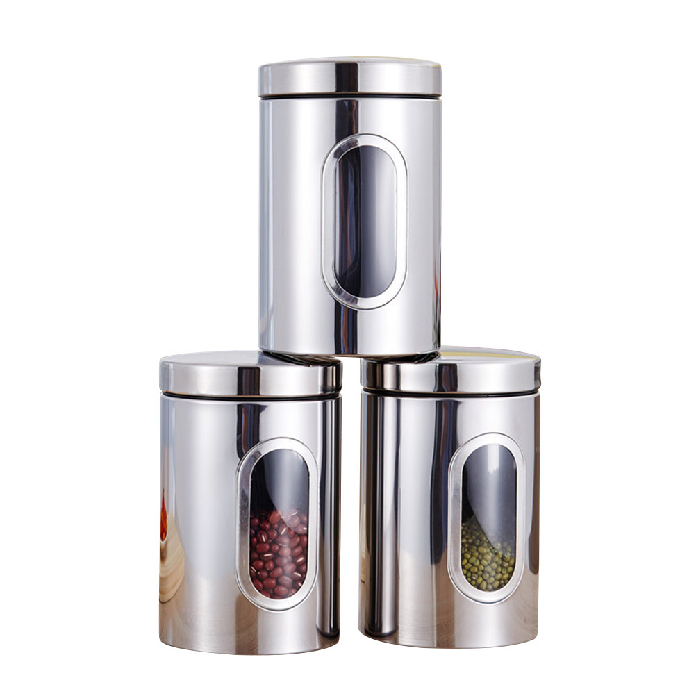 مجموعة علب تخزين طعام محكمة ال - مراجعة Coffee Tea Canister Set وسعره