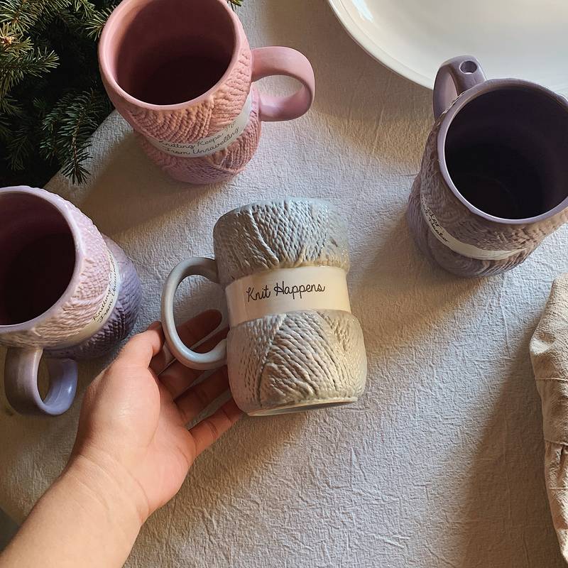 أكواب سيراميك صوف ملونة مبتكرة - مراجعة Best Tea Coffee وسعره