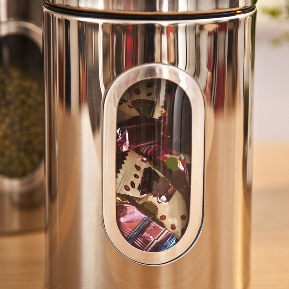 مجموعة علب تخزين طعام محكمة ال - مراجعة Coffee Tea Canister Set وسعره