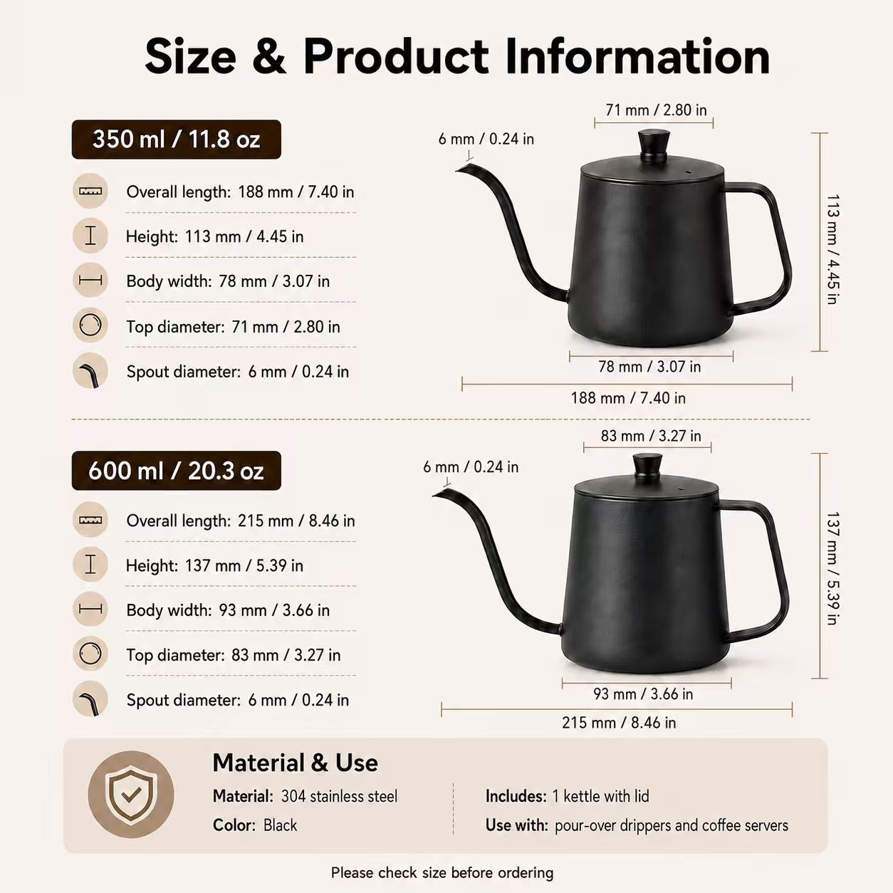 إبريق قهوة من الفولاذ المقاوم  - مراجعة Tea And Coffee Kettle وسعره