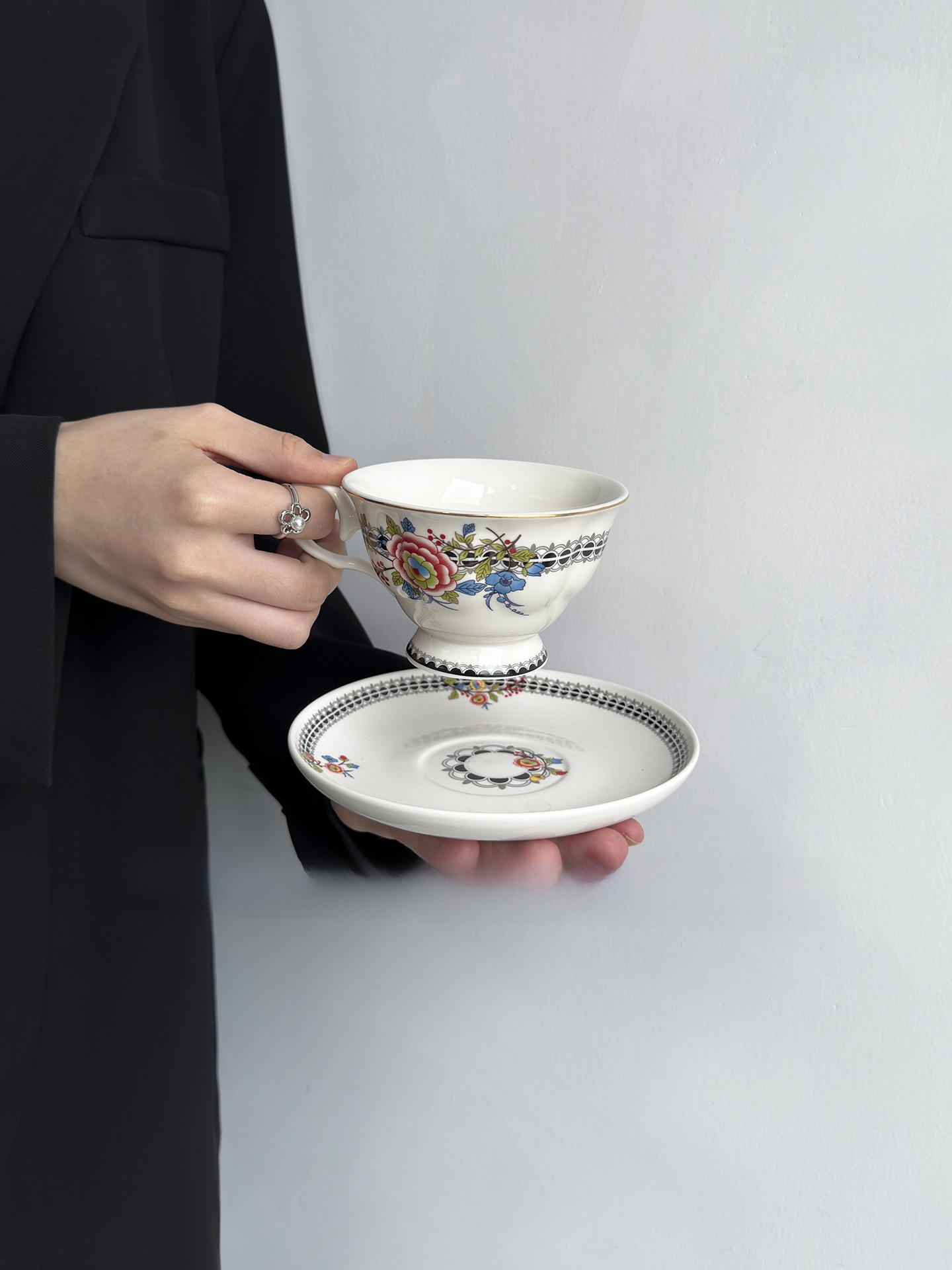 طقم فناجين قهوة بنمط إنجليزي م - مراجعة Coffee Tea English وسعره
