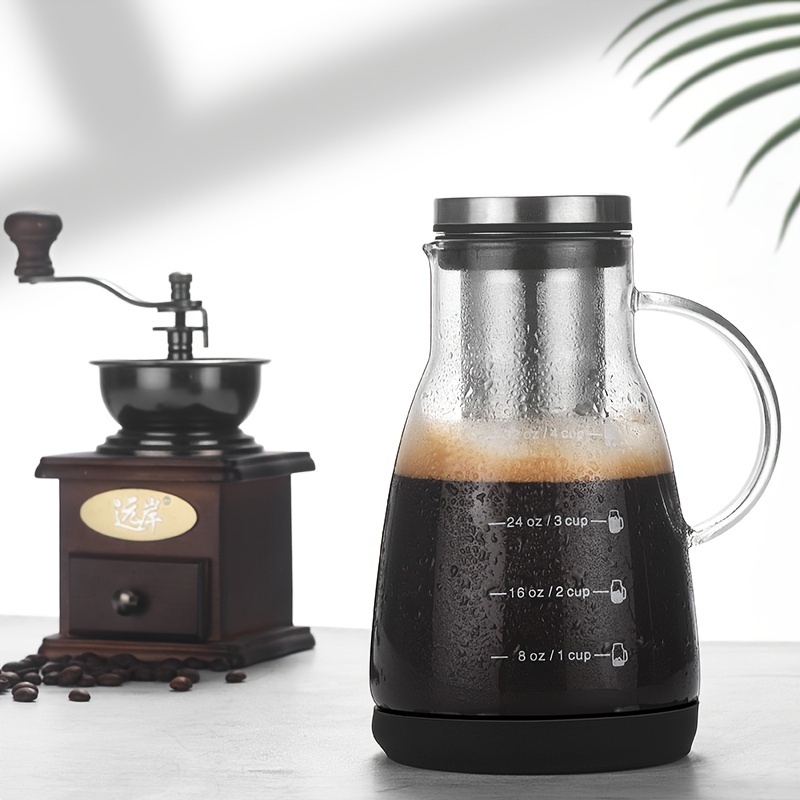 إبريق زجاجي كلاسيكي سعة 24 أون - مراجعة Coffee Tea Jug وسعره