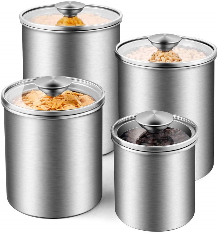 حاويات تخزين المواد الغذائية،  - مراجعة Coffee Tea Canister Set وسعره