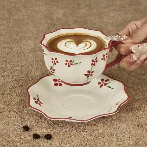 فنجان قهوة صيني مع صحن، فنجان  - مراجعة Coffee Tea In Chinese وسعره