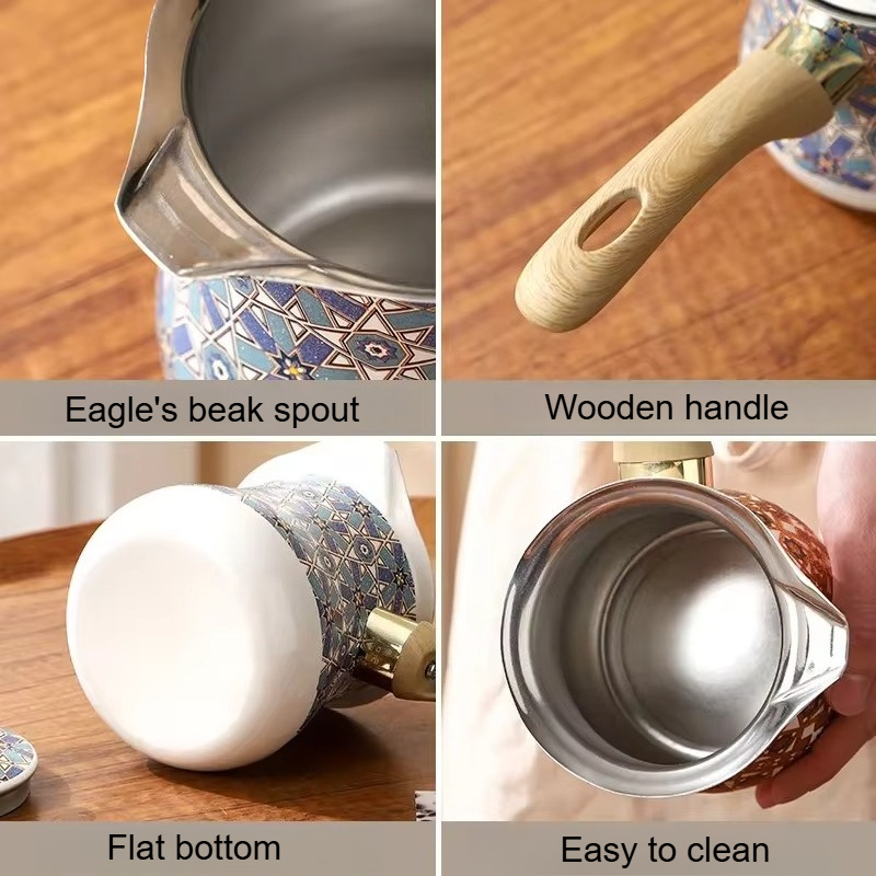 طقم إبريق قهوة تركي احترافي 55 - مراجعة Coffee Tea Jug وسعره