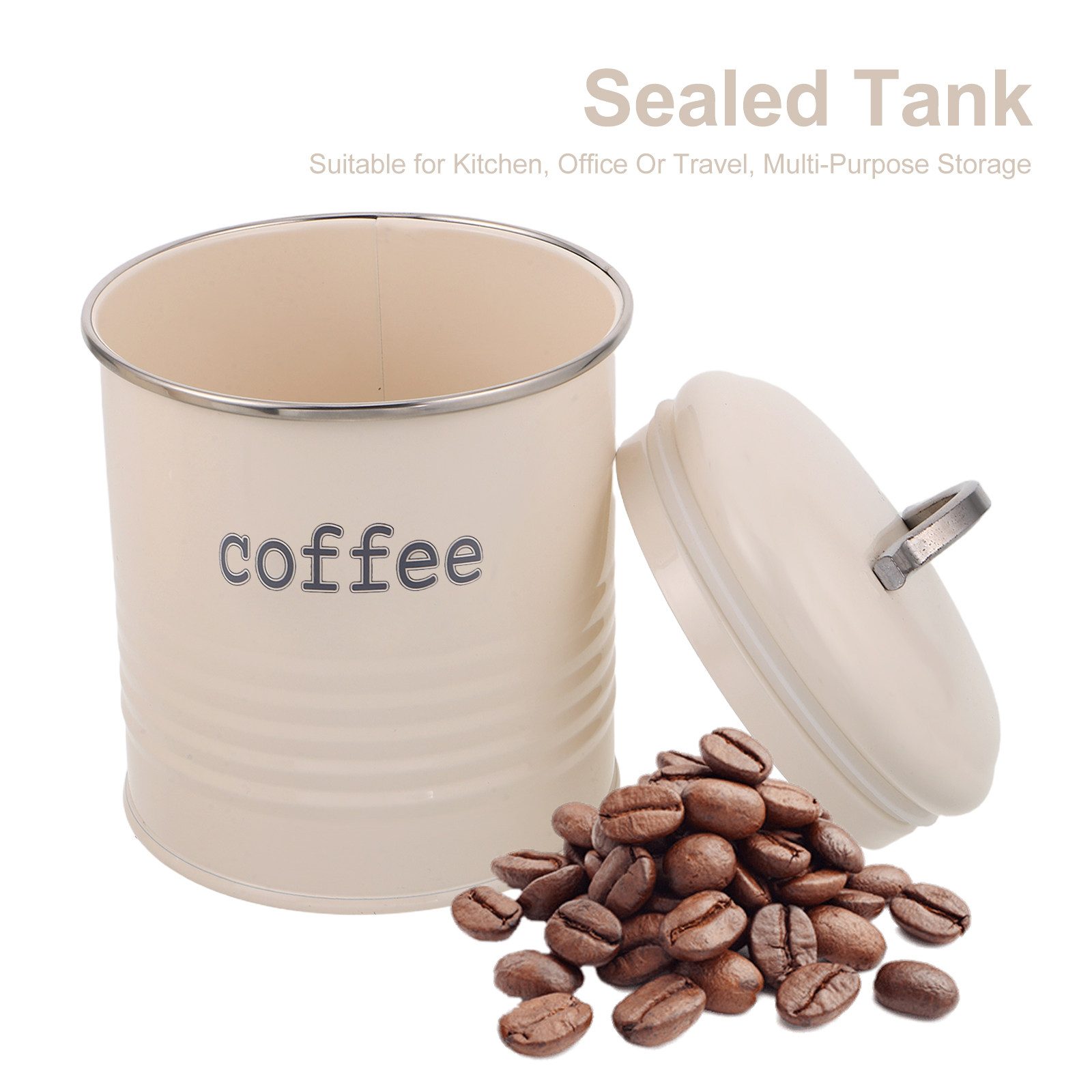 مجموعة من 3 حاويات محكمة الإغل - مراجعة Coffee Tea Canister Set وسعره