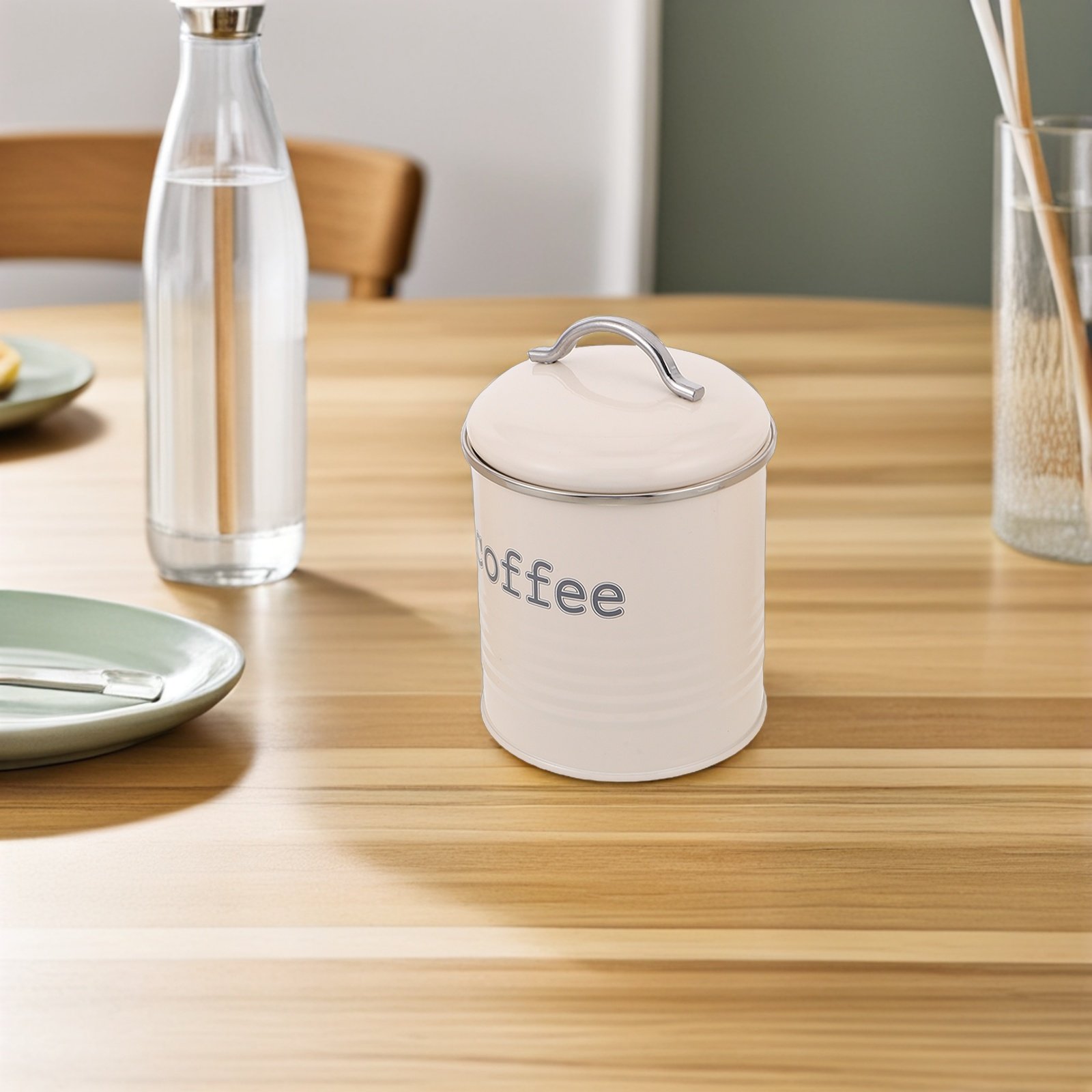 مجموعة من 3 حاويات محكمة الإغل - مراجعة Coffee Tea Canister Set وسعره